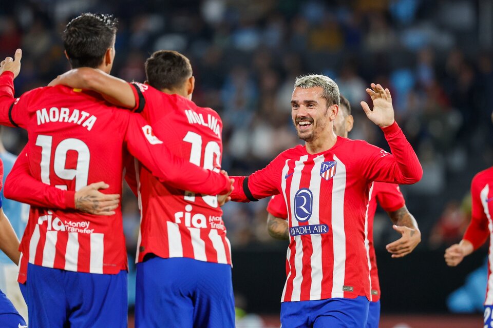 Liga española: Triplete de Griezmann para otra victoria de Atlético Madrid (Fuente: EFE)