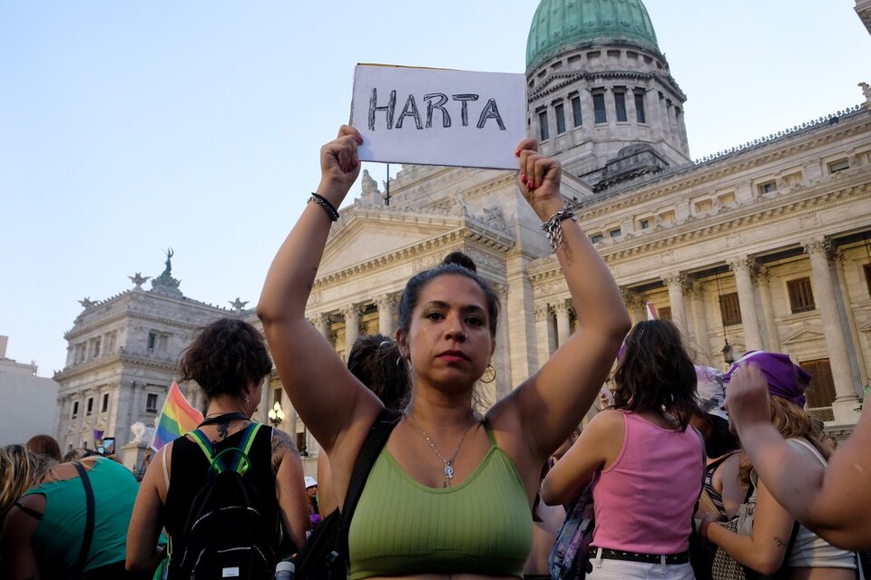 Más de la mitad de las mujeres porteñas sufrió violencia por parte de una pareja  (Fuente: Lucía Grossman)