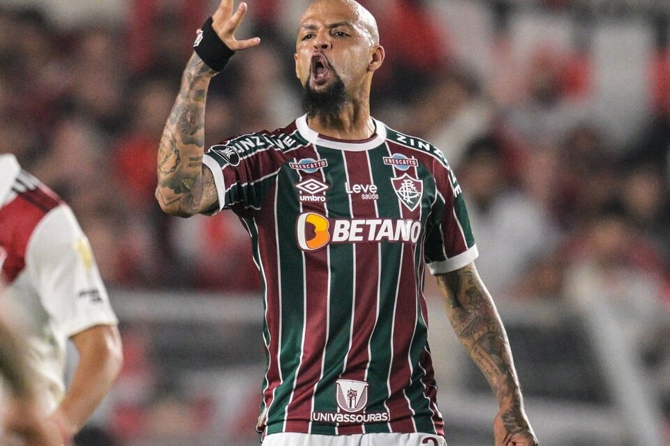 Felipe Melo es pieza clave del sistema defensivo de Fluminense (Fuente: AFP)