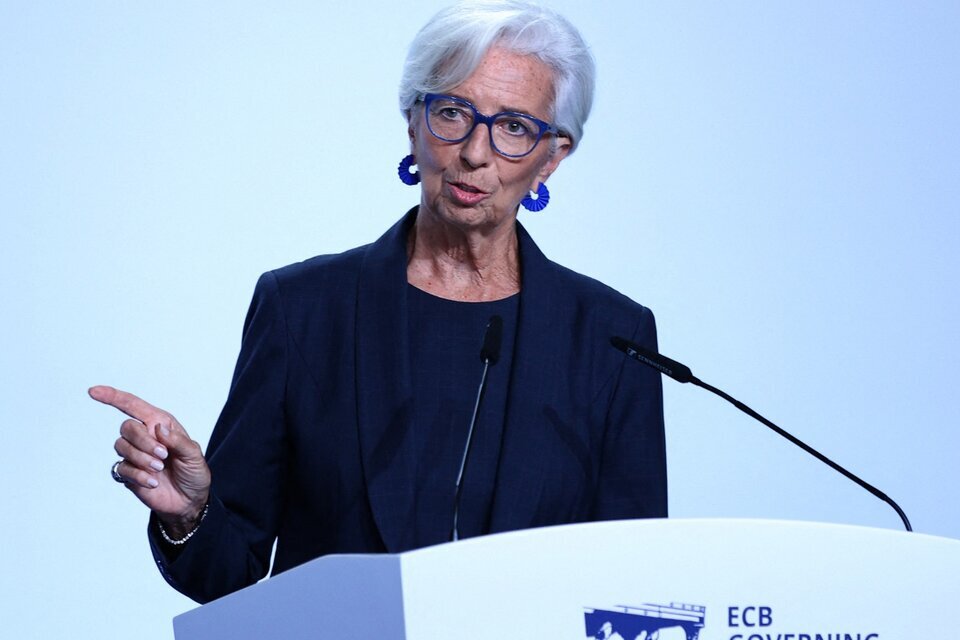 Christine Lagarde, presidenta del BCE (Fuente: AFP)