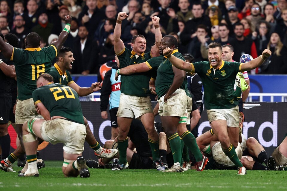 Sudáfrica se consagró campeón del Mundial de Rugby (Fuente: AFP)