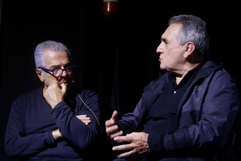 Víctor Laplace y Schmid, en la presentación en el Torquato Tasso. (Fuente: Leandro Teysseire)