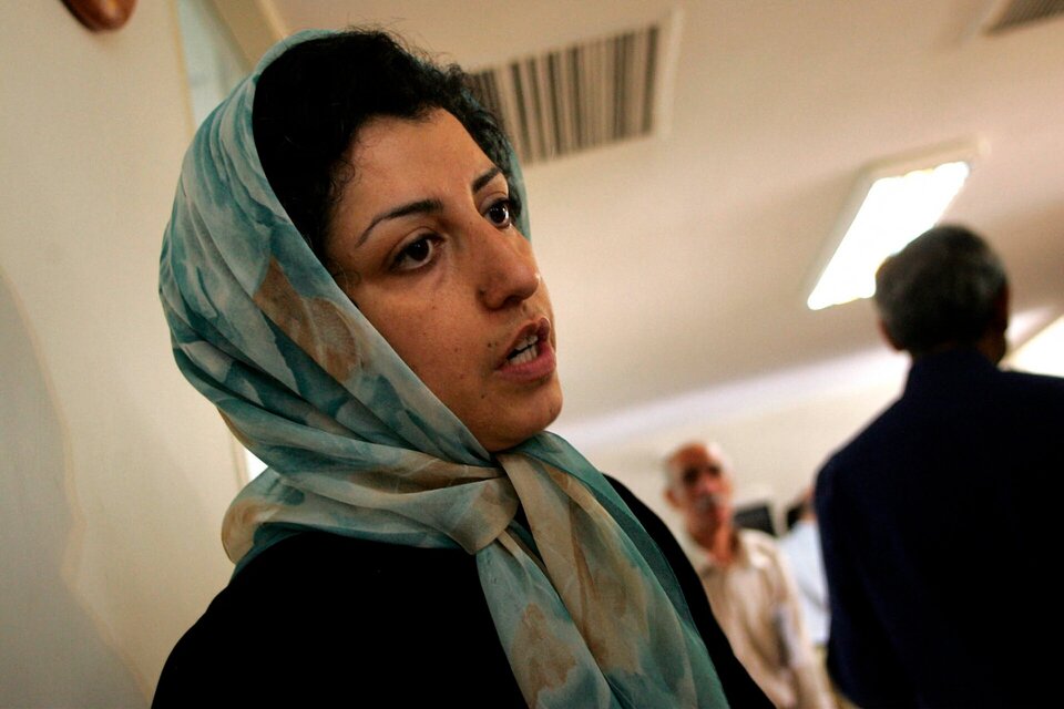 Negaron atención médica a Nobel de la Paz iraní (Fuente: AFP)