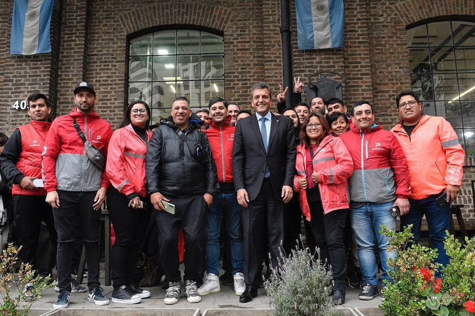 Massa, de campaña (Fuente: NA)