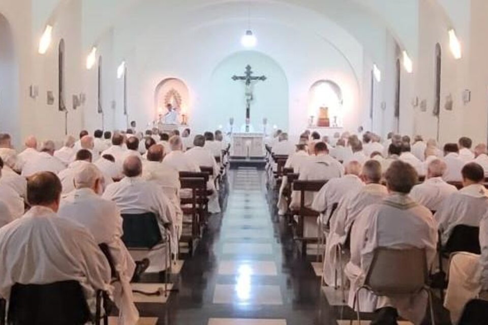 Los obispos se reúnen en Pilar. (Fuente: Episcopado)