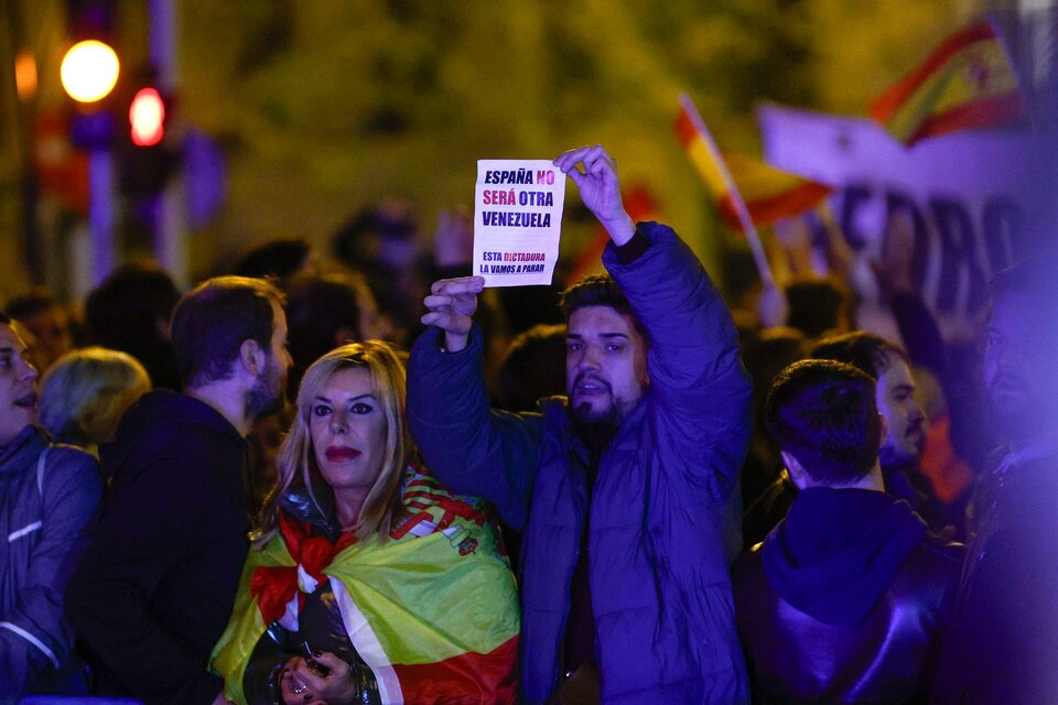 Manifestación de Vox en Madrid. (Fuente: EFE)