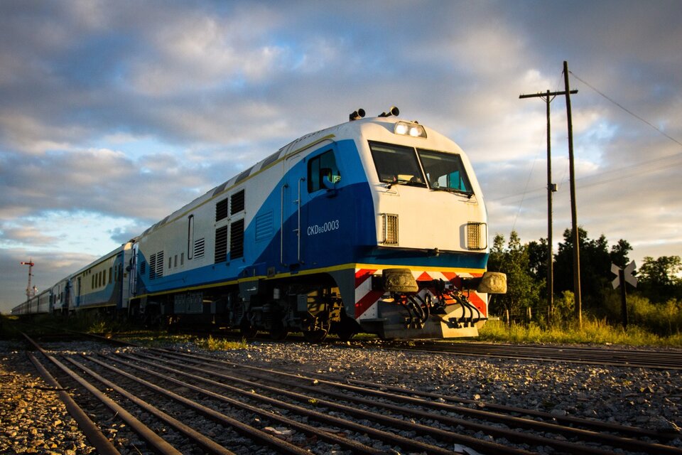 Tren a Mar del Plata  (Fuente: Ministerio de Transporte)