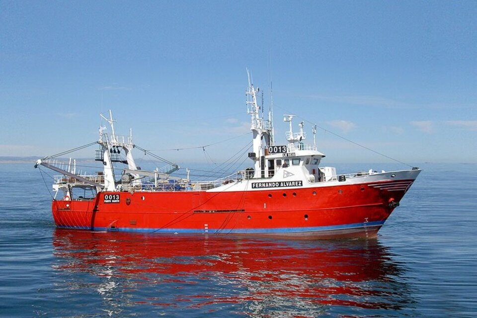 Uno de los buques pesqueros de altura de Conarpesa, grupo al que pertenece Agropez.