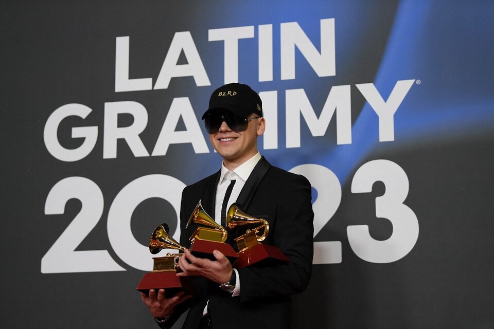 Todos los ganadores de los Premios Latin Grammy 2023: fuerte presencia de argentinos, con Bizarrap a la cabeza (Fuente: AFP)
