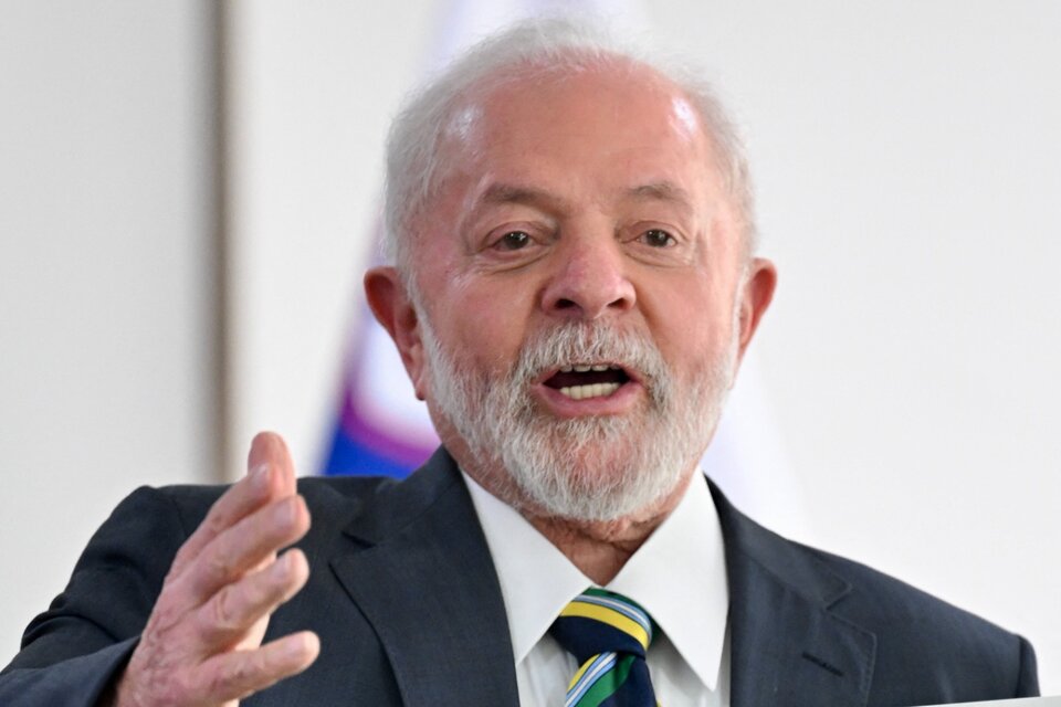 Lula da Silva sigue de cerca la guerra en Gaza. (Fuente: AFP)