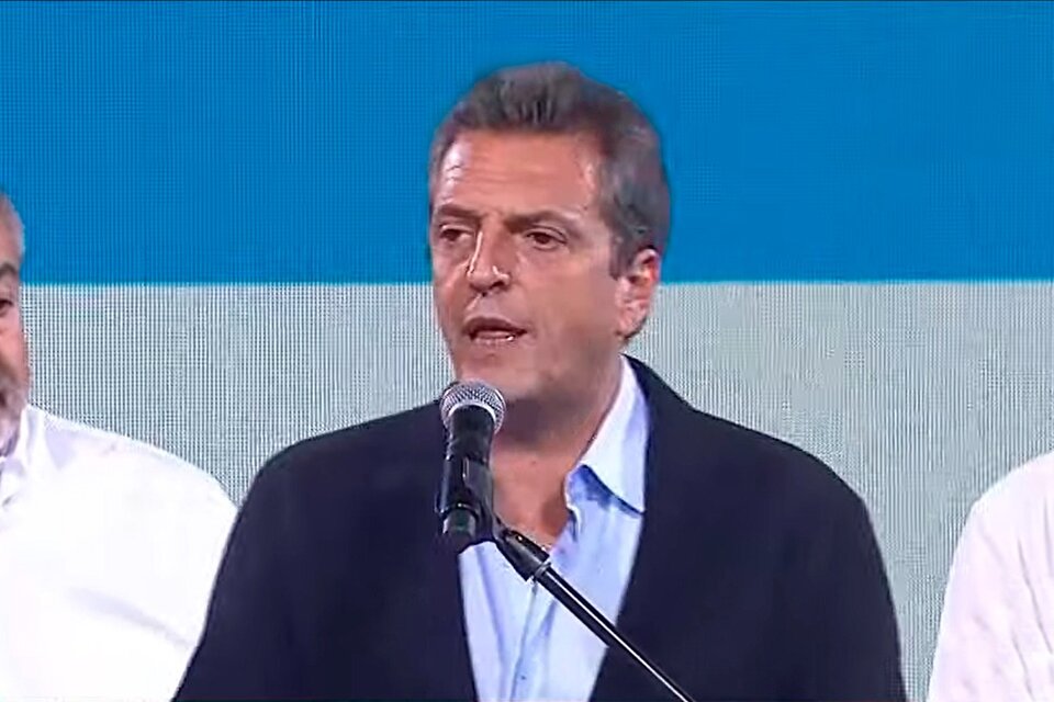 Votó Sergio Massa, el candidato presidencial de Unión por la Patria