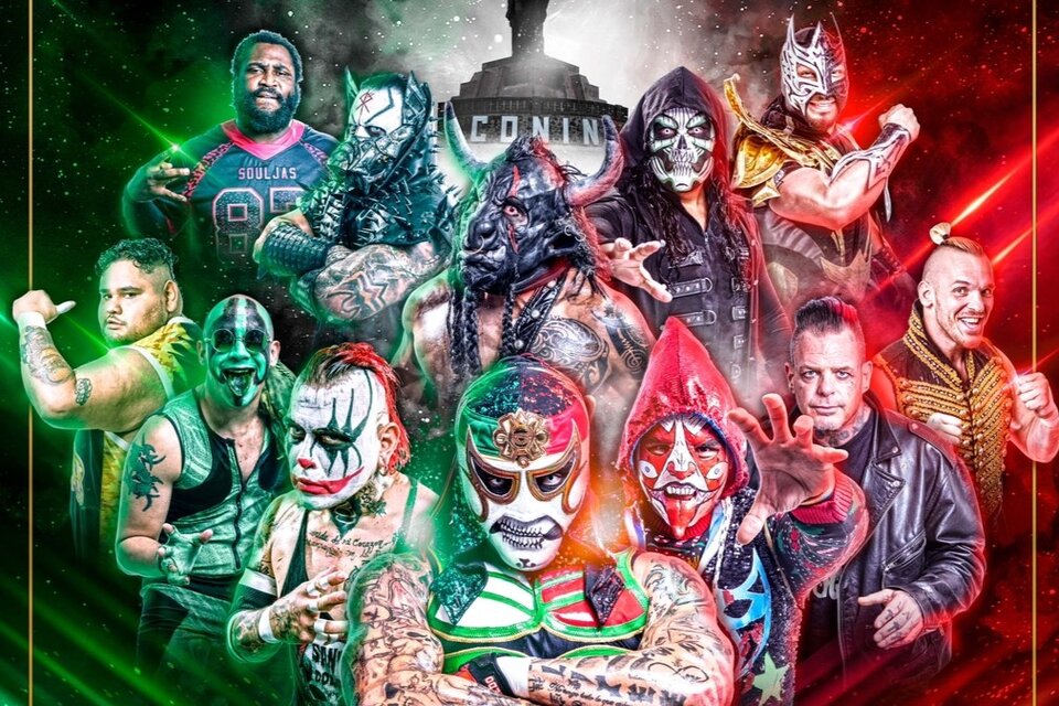 El gran evento anual de la lucha libre mexicana, la Guerra de Titanes de la AAA, tendrá trasmisión este domingo 19/11 por HBO Max (Fuente: Lucha Libre AAA | Prensa)