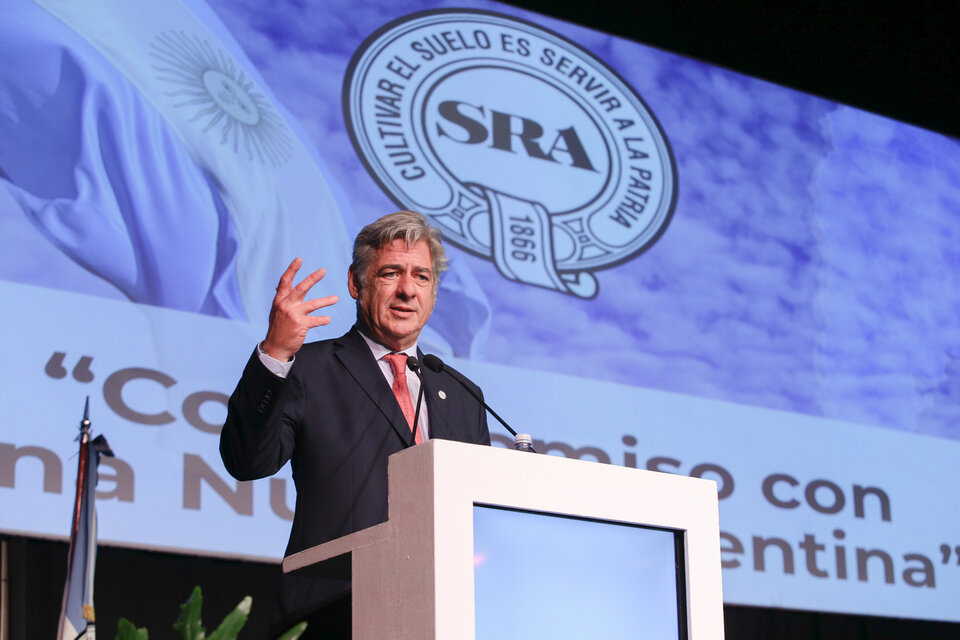 Nicolás Pino, presidente de la SRA.  (Fuente: NA)