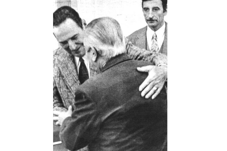 Juan Domingo Perón y Ricardo Balbín se encontraron el 19 de noviembre de 1972.