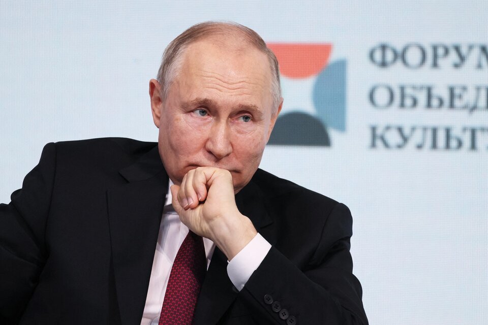 El gobierno de Vladimir Putin envió un formal telegrama de felicitaciones a Milei. (Fuente: AFP)
