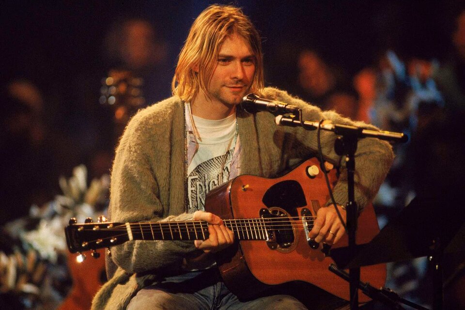 Un millón y medio de dólares por una guitarra de Kurt Cobain (Fuente: AFP)