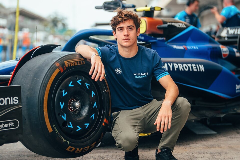 Franco Colapinto ya tiene su butaca garantizada para 2024 en la Fórmula 2 (Fuente: NA)