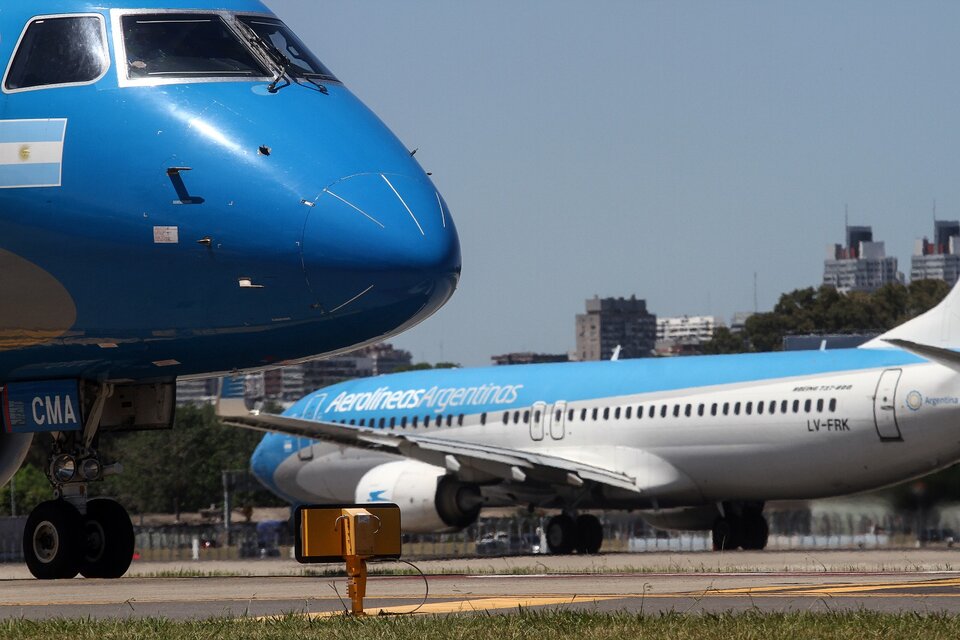 El presidente electo Javier Milei ratificó su intención de privatizar Aerolíneas Argentinas. (Fuente: Carolina Camps)