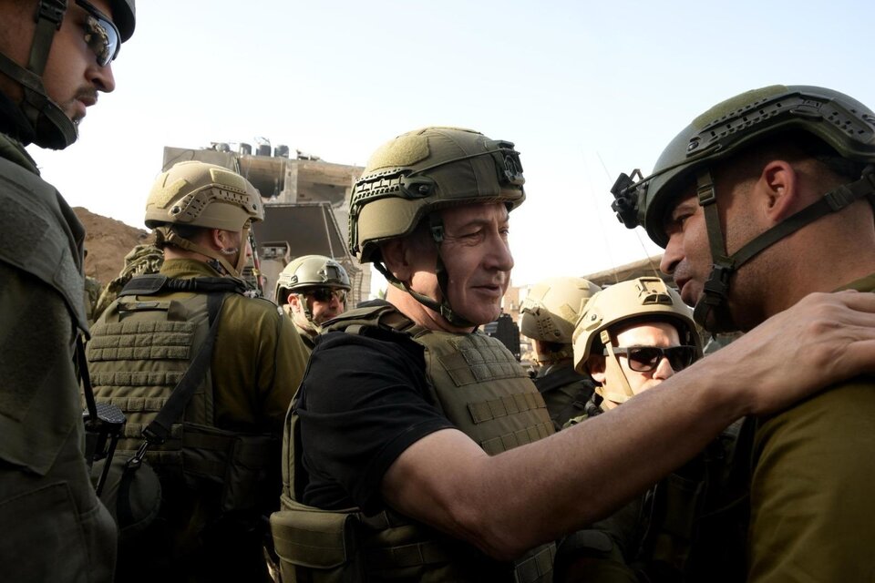 Netanyahu en Gaza. (Fuente: Oficina del primer ministro de Israel.)