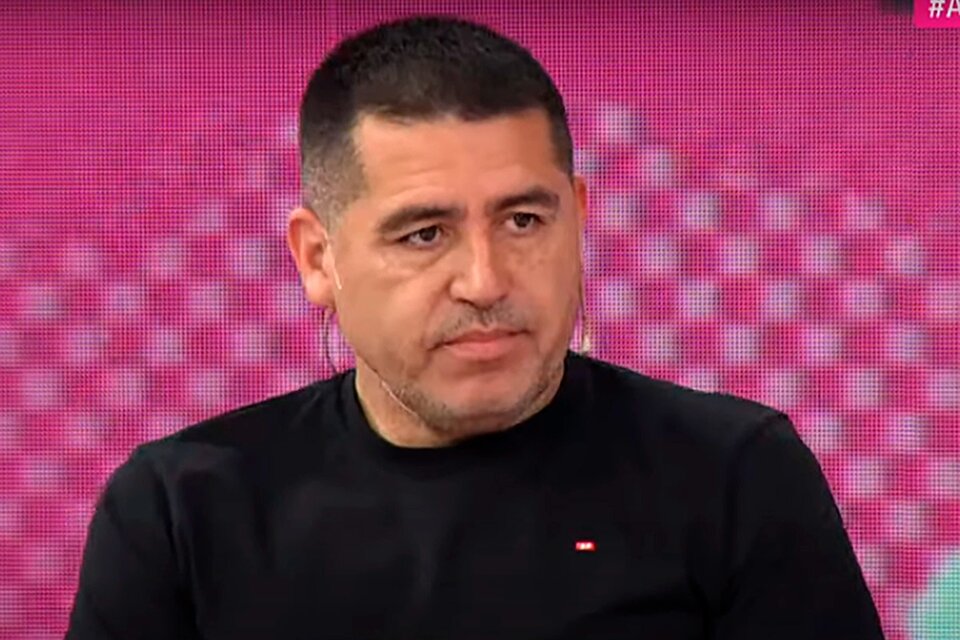 Juan Román Riquelme, candidato a presidente por el oficialismo de Boca (Fuente: Captura de TV)