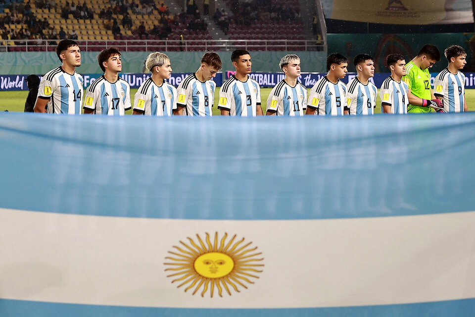 La formación argentina que salió a cancha ante Mali (Fuente: Prensa Selección)