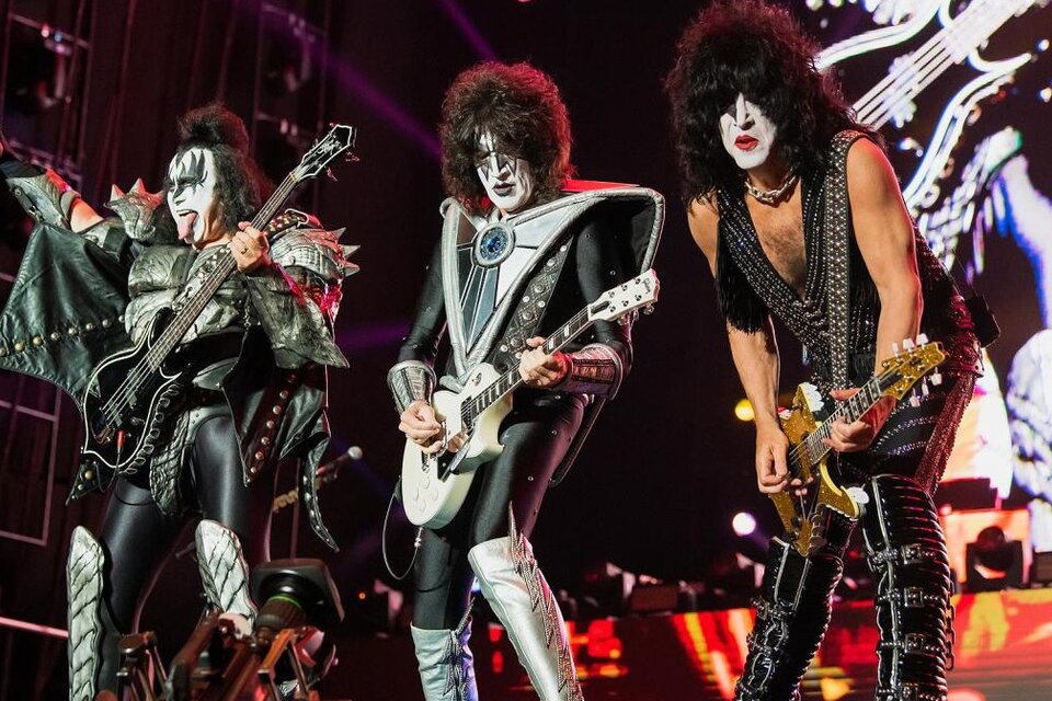 Kiss se despidió de los escenarios: ahora será una "banda virtual"  (Fuente: Télam)
