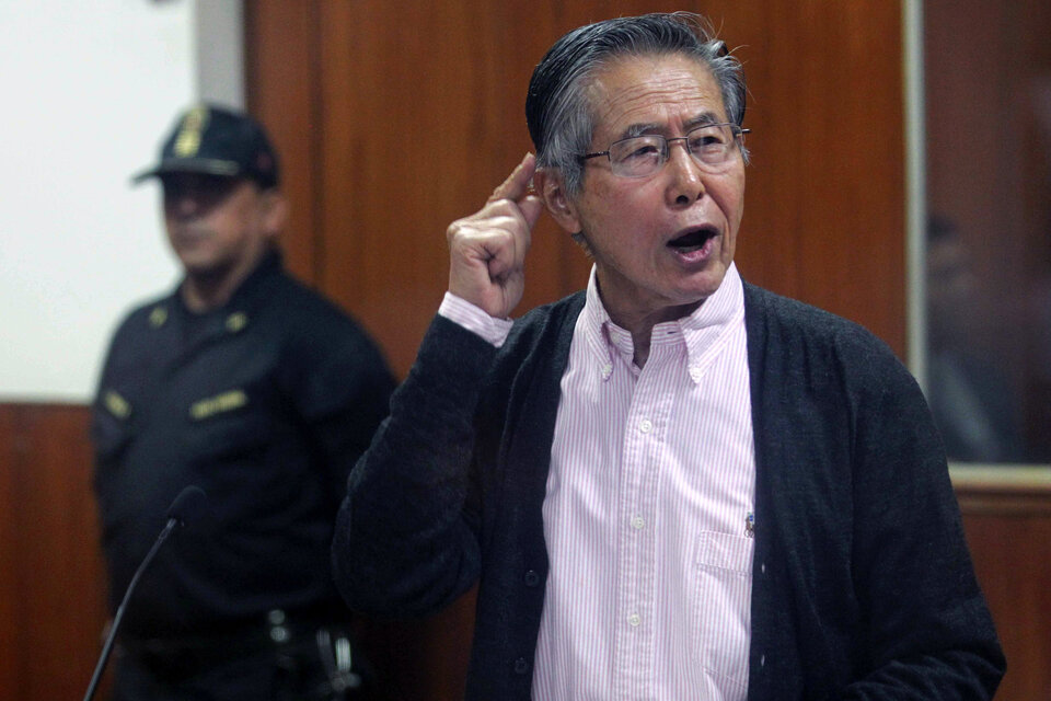Fujimori, exdictador de 85 años. 