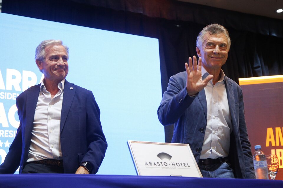 Ibarra y Macri brindaron una conferencia de prensa (Fuente: NA)