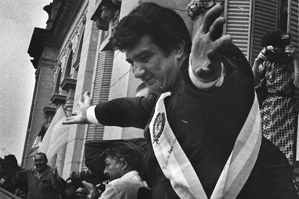 José María "Tati" Vernet. Santa Fe, 1983. (Fuente: Archivo Rosario/12)