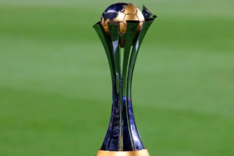 El trofeo del Mundial de Clubes.