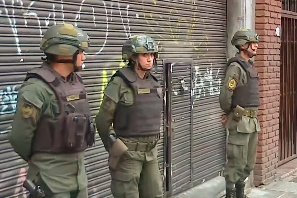 A horas de la marcha, la Policía dice que halló un local con explosivos cerca de Plaza de Mayo (Fuente: Captura)