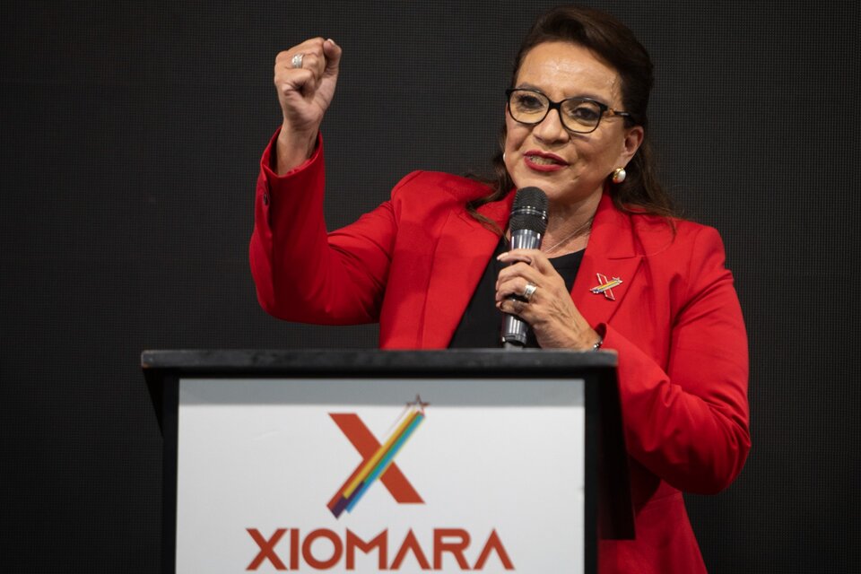 Xiomara Castro. (Fuente: AFP)