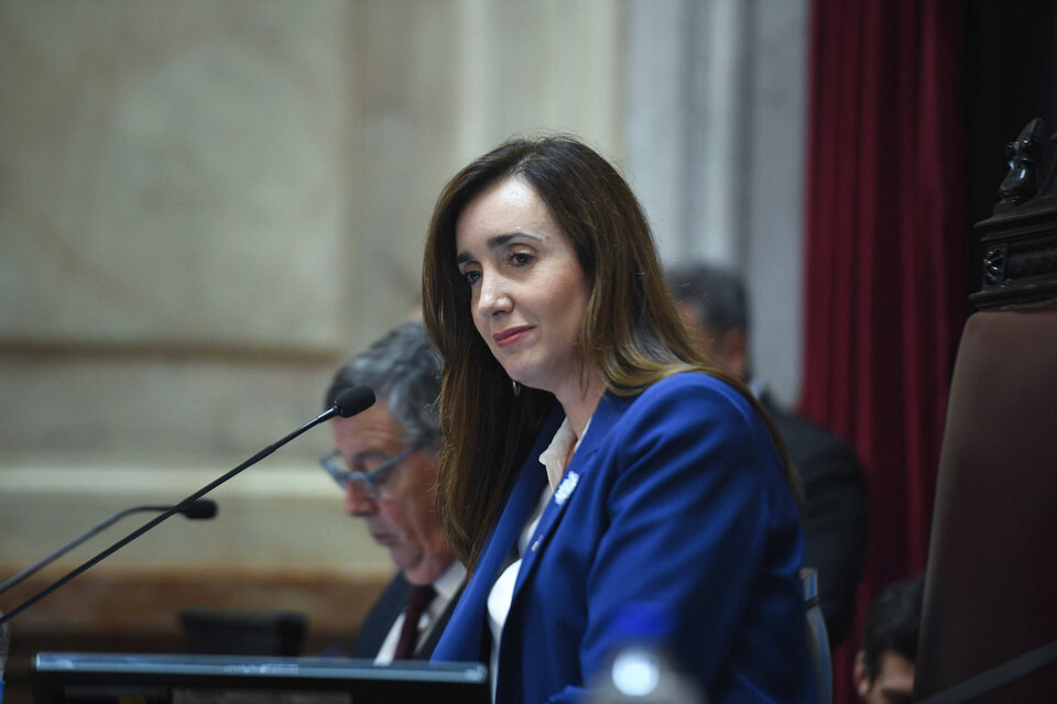 La vicepresidenta Victoria Villarruel.