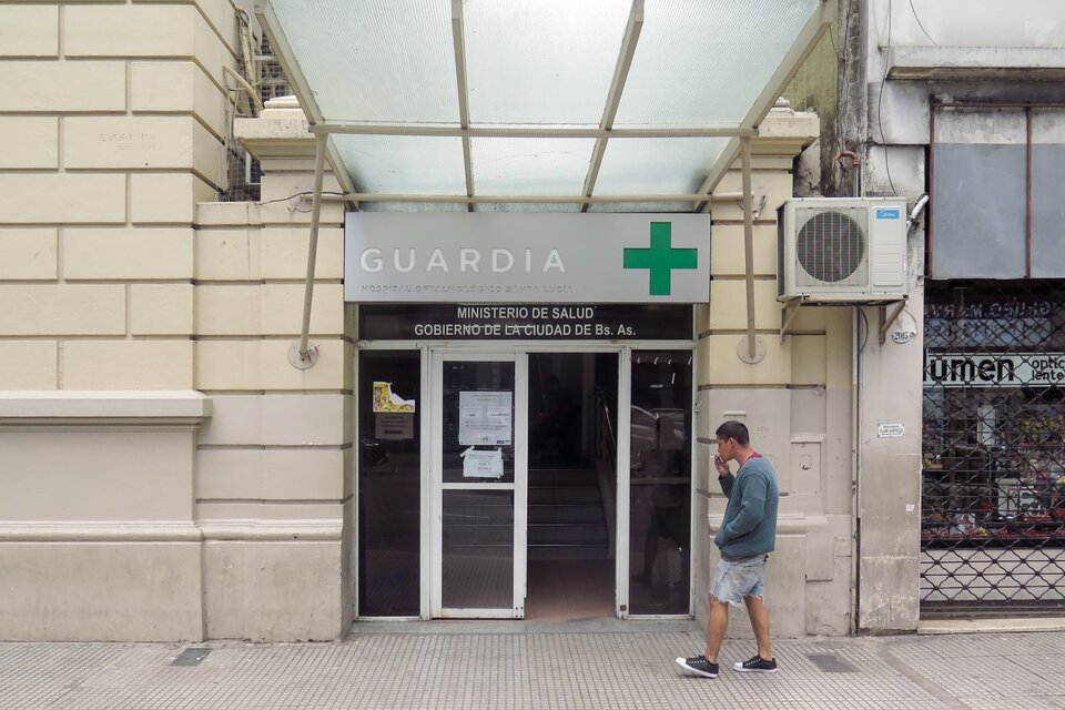 En el Hospital Oftalmológico Santa Lucía se atendieron a once personas (Fuente: NA)