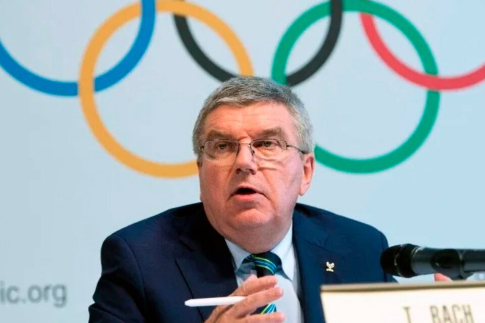 El presidente del Comité Olímpico Internacional, el alemán Thomas Bach.