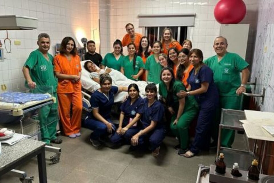 Alessia nació a 00.01 en el Hospital Público Materno Infantil de Salta. Foto: Gobierno de Salta