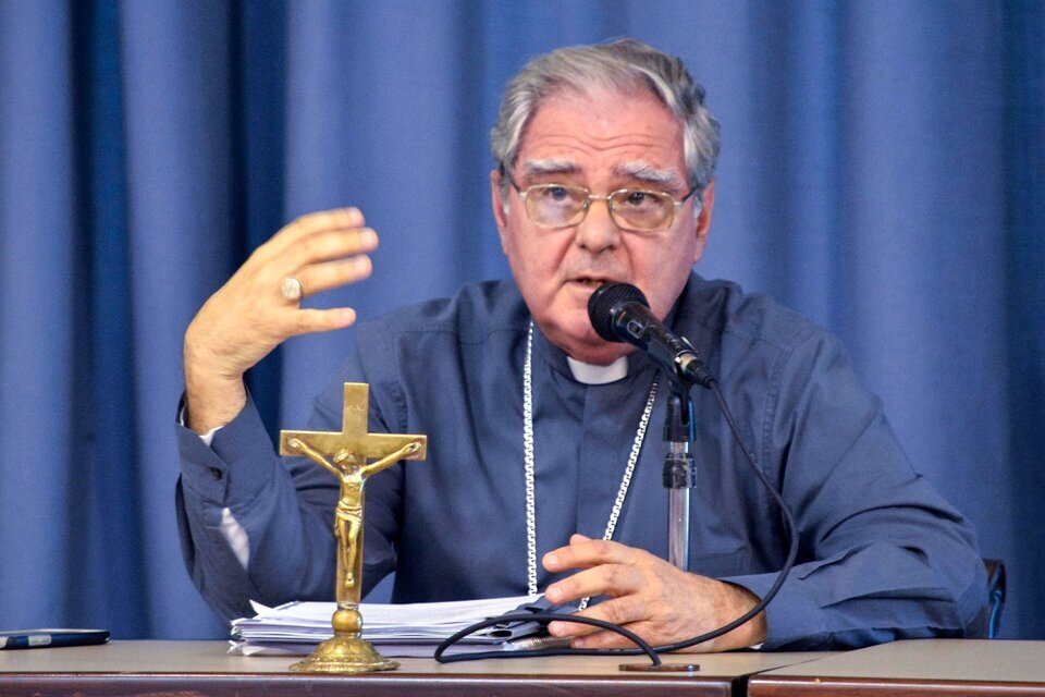 Monseñor Oscar Ojea, titular de la Conferencia Episcopal Argentina.