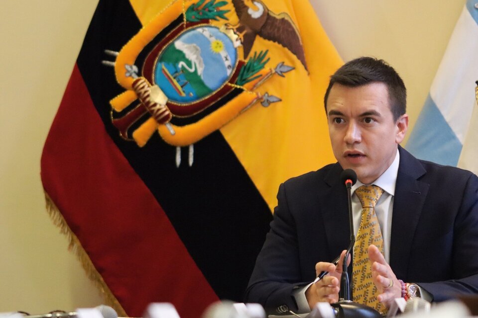 Ecuador: Noboa propone plebiscitar que los militares intervengan en seguridad interna (Fuente: Europa Press)