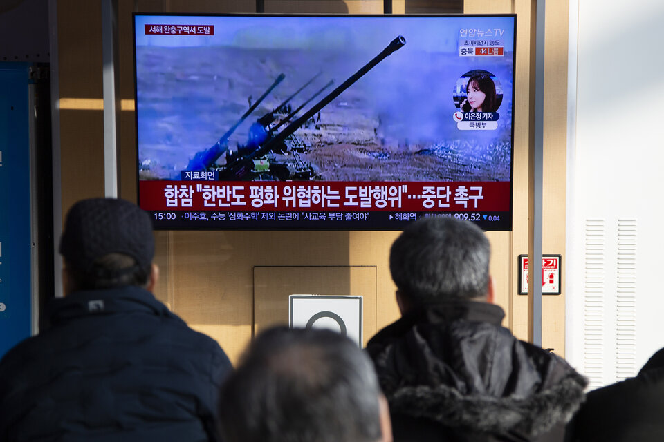 Los surcoreanos preocupados por los ejercicios militares. (Fuente: EFE)
