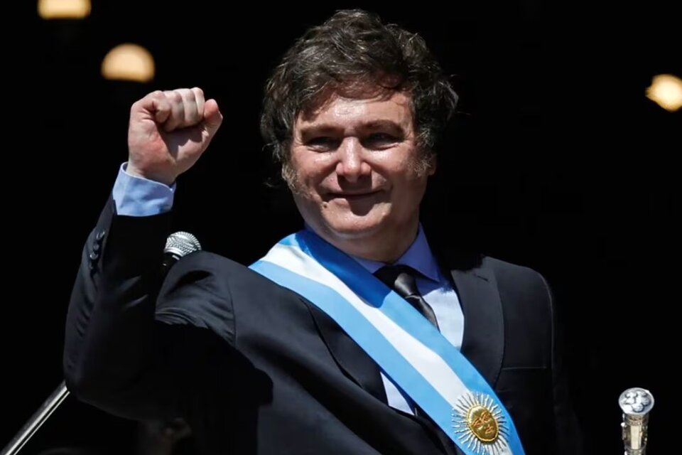 Javier Milei asumió como presidente el pasado 10 de diciembre de 2023. (Fuente: AFP)