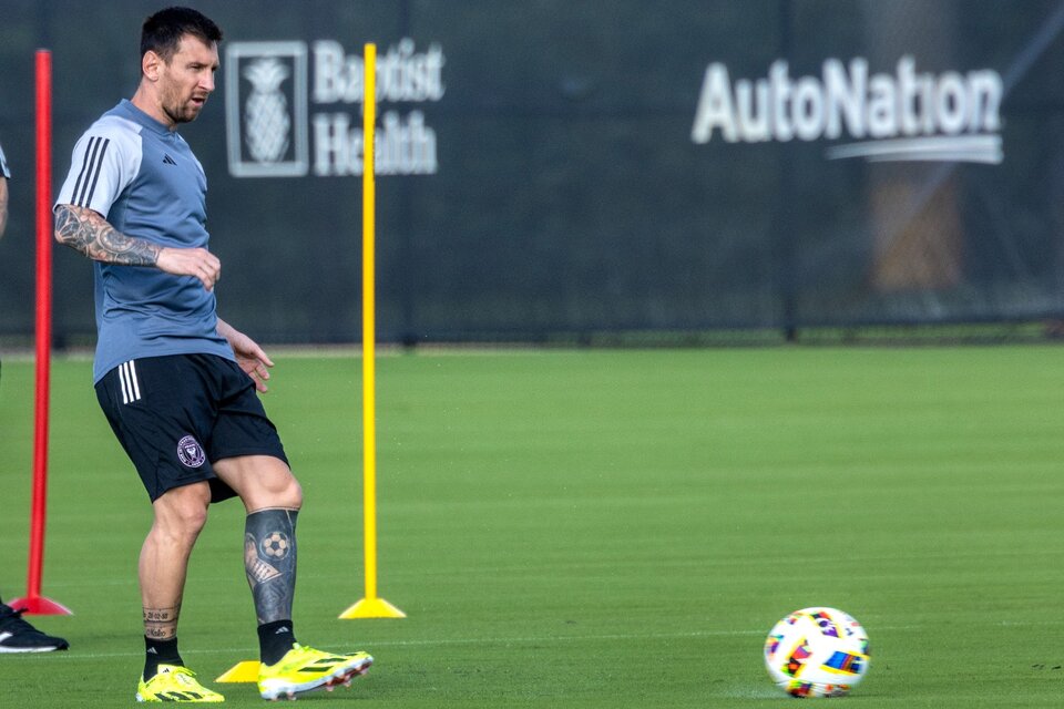 Messi ya comenzó a entrenar con el Inter Miami (Fuente: EFE)