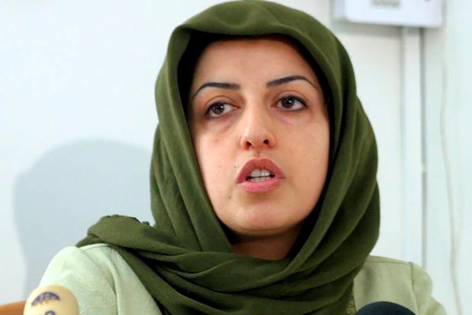 Irán sumó una nueva condena contra Narges Mohammadi, Nobel de la Paz