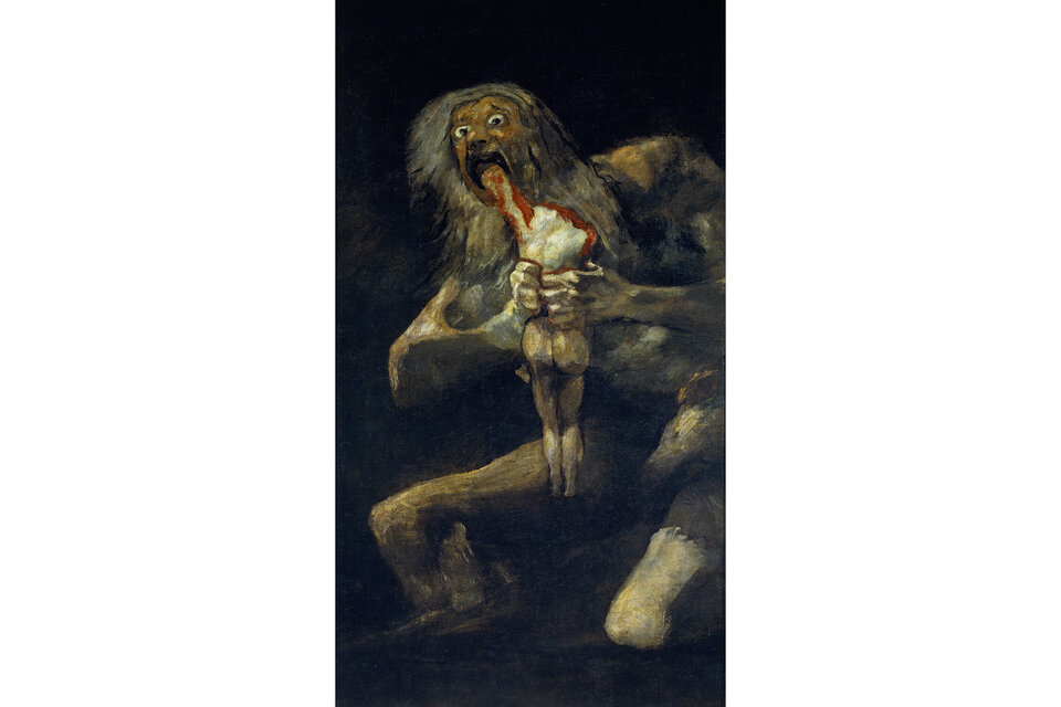 Saturno devorando a un hijo (Goya).