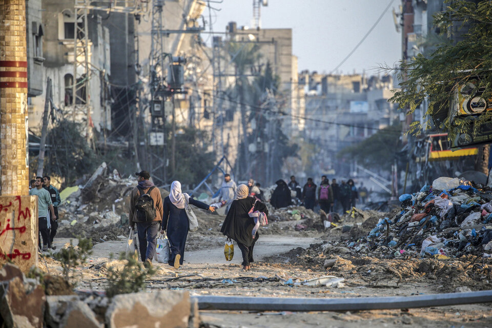 Gran parte de Gaza ya está en ruinas. (Fuente: EFE)