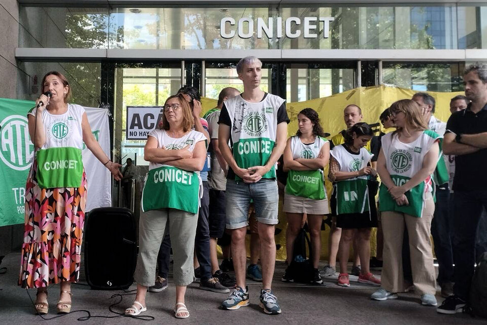 Los trabajadores del Conicet comenzaron esta semana la resistencia al ajuste.