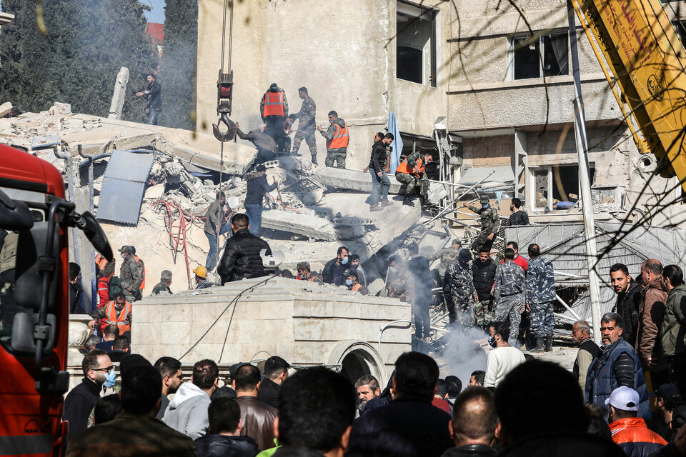 Misiles israelíes cayeron en Damasco. (Fuente: AFP)