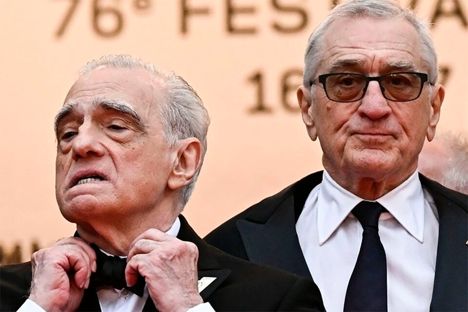 Los gestos de Martin Scorsese y Robert De Niro parecen una buena síntesis: suelen ser multinominados sin mucho éxito. (Fuente: AFP)