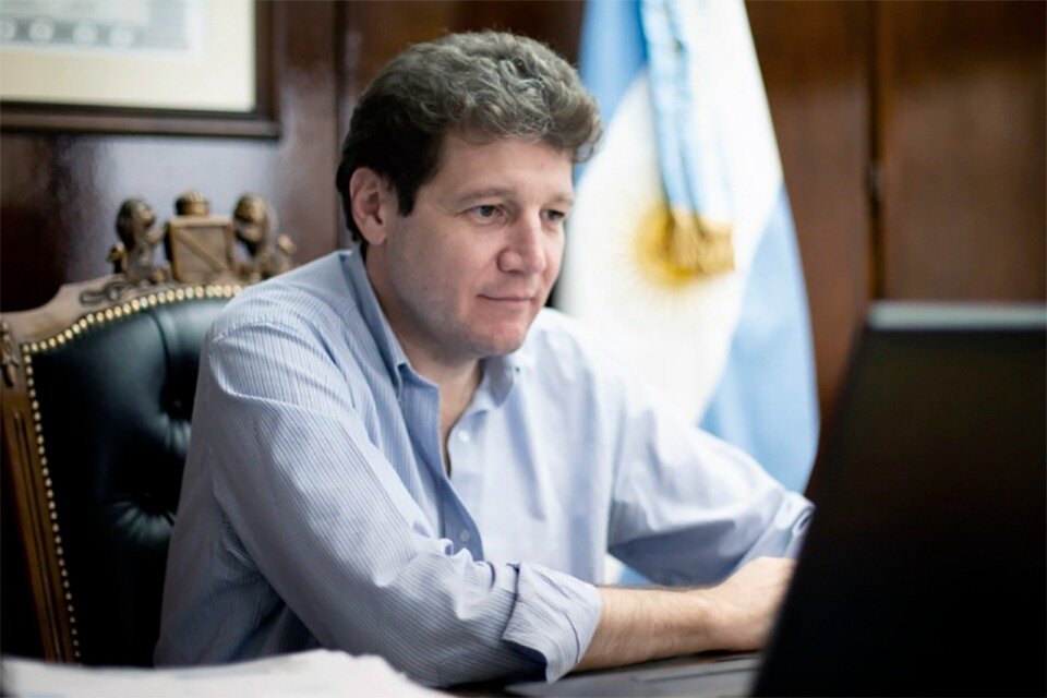 Gustavo Melella, gobernador de Tierra del Fuego. 