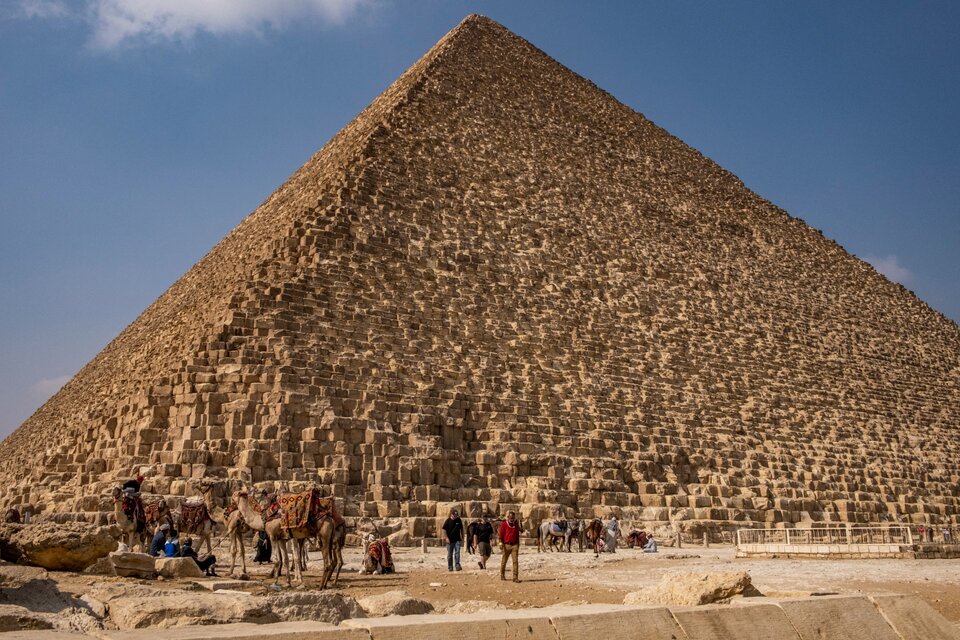 Polémica por el proyecto de renovación de una de las reconocidas Pirámides de Guiza (Fuente: AFP)