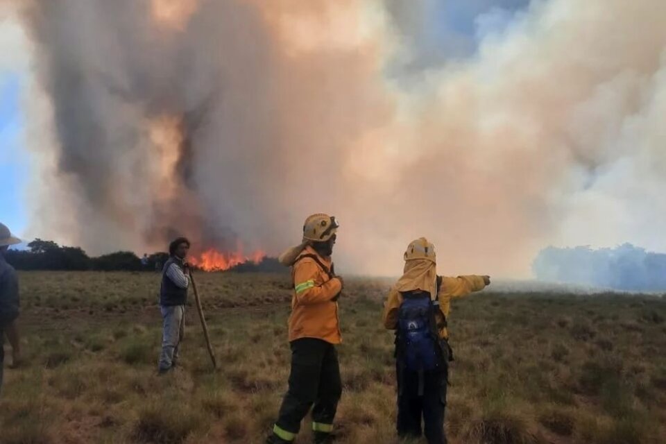 Un incendio activo en el Parque Nacional Lanín quemó 12 hectáreas. (Imagen: Instagram/@pnlanin)